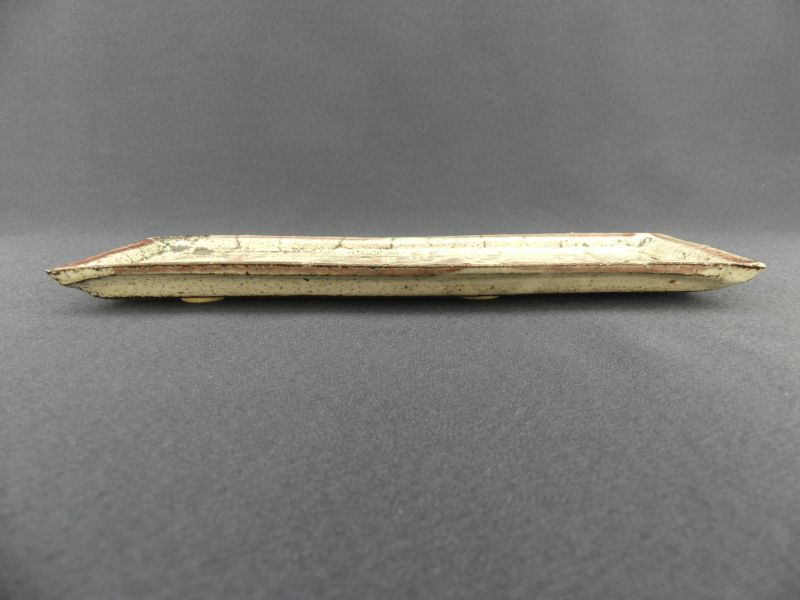 Gustave Reynaud, le Mûrier, Vallauris,  rectangular dish with rooster decoration