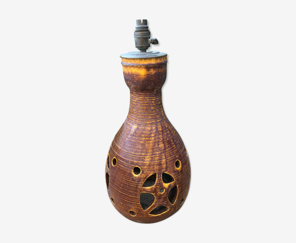 Vintage ceramic lamp foot