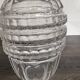 Val Saint Lambert crystal Art Deco cut vase