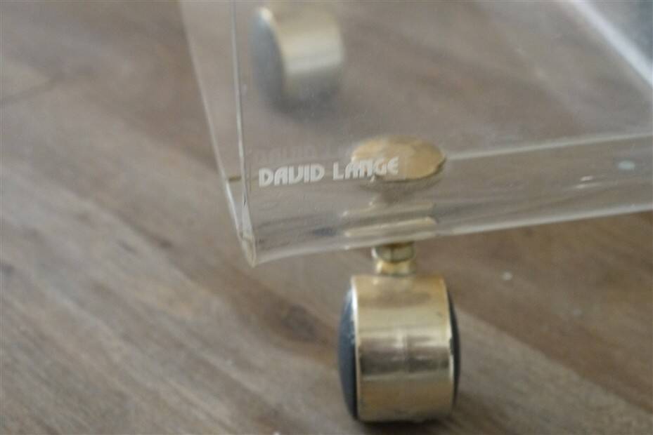 Etagère en plexiglas David Lange