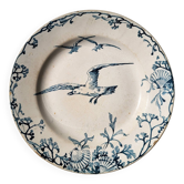 Assiette Terre & Mer Seagulls & Seashells