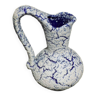 Small blue and white vase