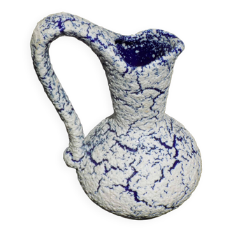 Petit vase bleu et blanc