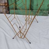 Vintage vinyl magazine rack