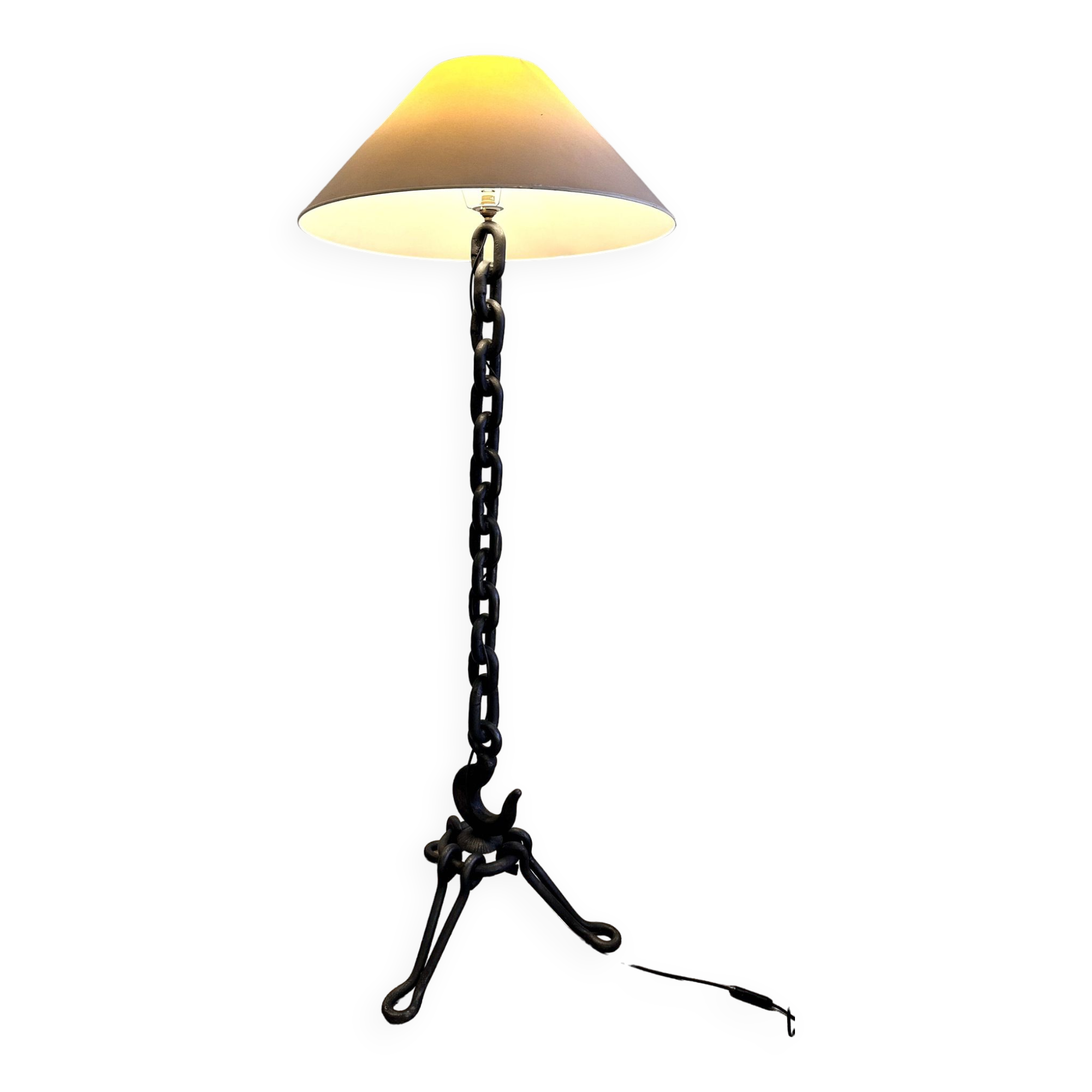 Brutalist floor lamp
