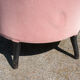 Fauteuil crapaud parme