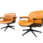 Rare lounge chair par Ennio Fazioli pour MIM Roma