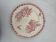 Old pink ironstone plate Onnaing | French earthenware