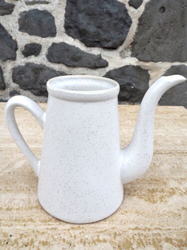 Speckled pitcher old coffee maker