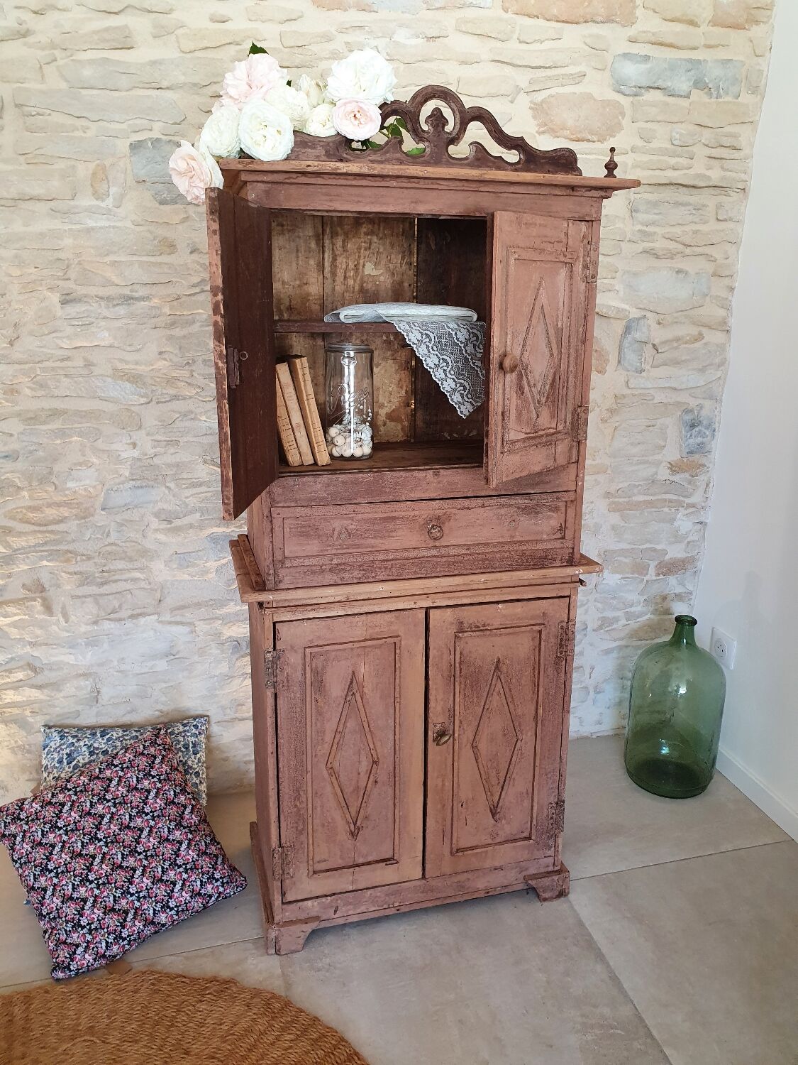 Wardrobe style folk art