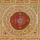 Vintage Turkish hand-knotted rug 135x145 cm