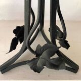 Retro wrought iron and pearl lamp