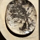 Very large empty pocket or dish in petrified wood