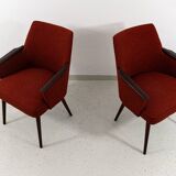 Vintage Shell Chairs, Poland, 1960’s, Set Of 2