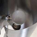 Pair of Space Age Stainless Steel Street Lights - 70s