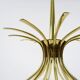 Brass and glass chandelier, 1950s