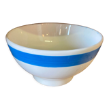 Old blue bowl