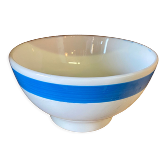 Old blue bowl