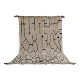Large Beni Ouarain rug, 320 x 215 cm || 10.5 x 7.05 feet, G-378