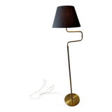 articulated brass floor lamp - Sweden 50s/60s