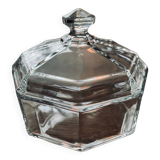 Bonbonnière transparente en verre