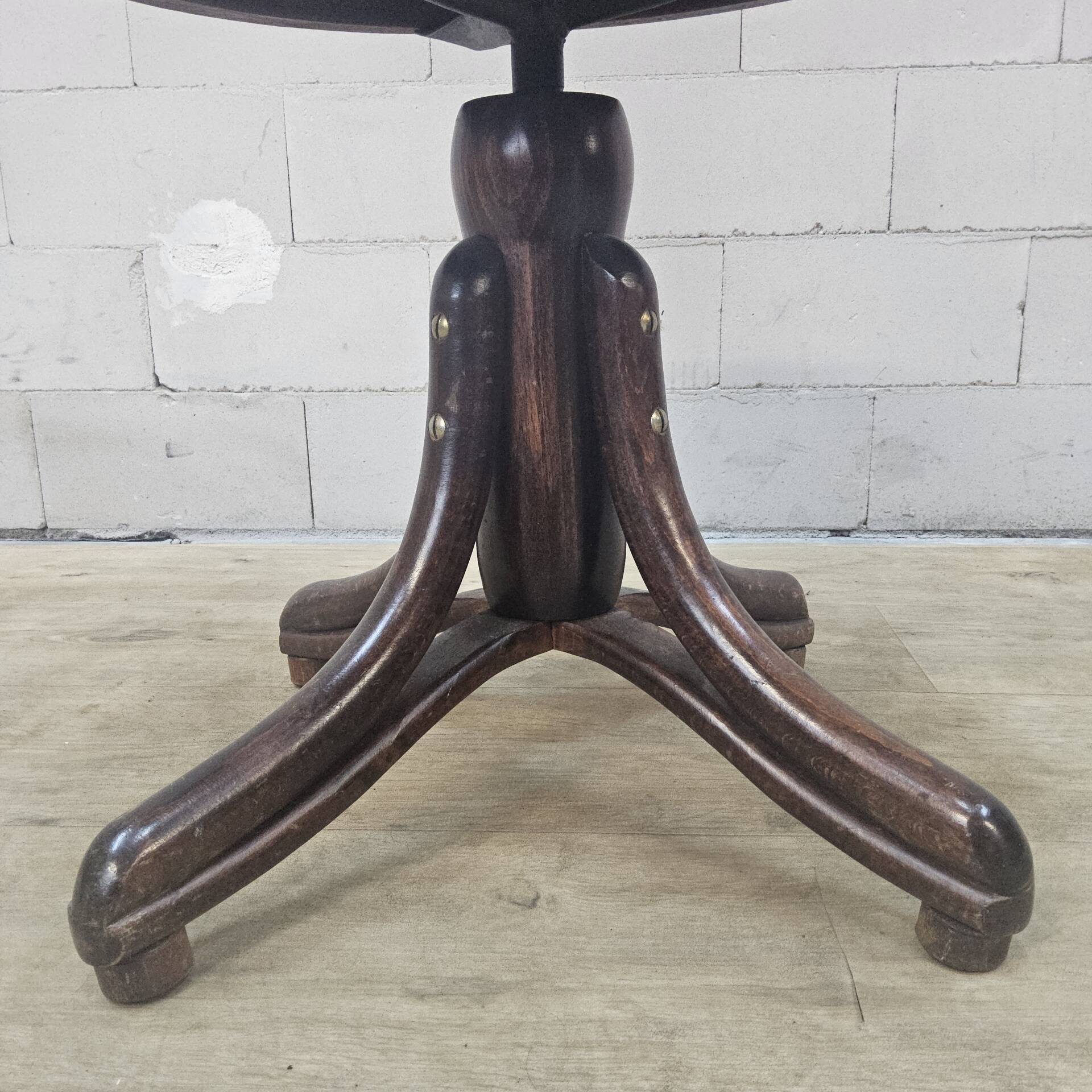 Chaise de bureau pivotante de style Thonet antique (faite à la main)