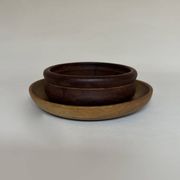 Duo de vides-poche en bois brut