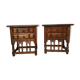 Pair of bedside tables, side tables, Spain, 20th century