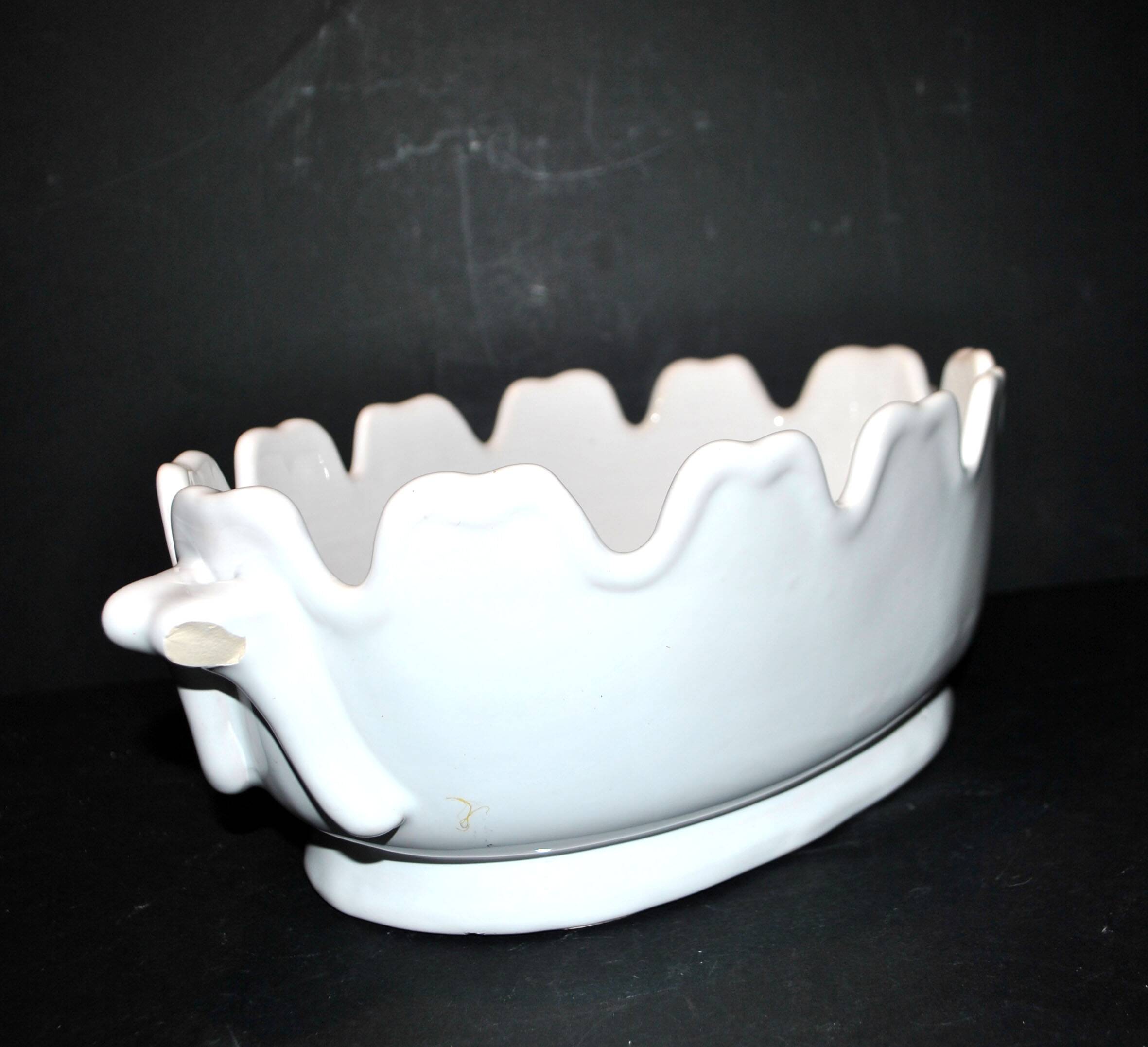 Malicorne ceramic "verrière" glass cooler planter