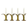 “Liljan” Candleholders — Ivar Ålenius-Björk for Ystad-Metall, Sweden, Late 1940s