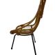 Tripod Rattan easy chair by Dirk van Sliedregt Rohe Noordwolde 1960 in the Netherlands