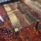 Vintage Hollywood coffee table - Glass, brass, and fluted legs.