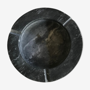 Black marble ashtray