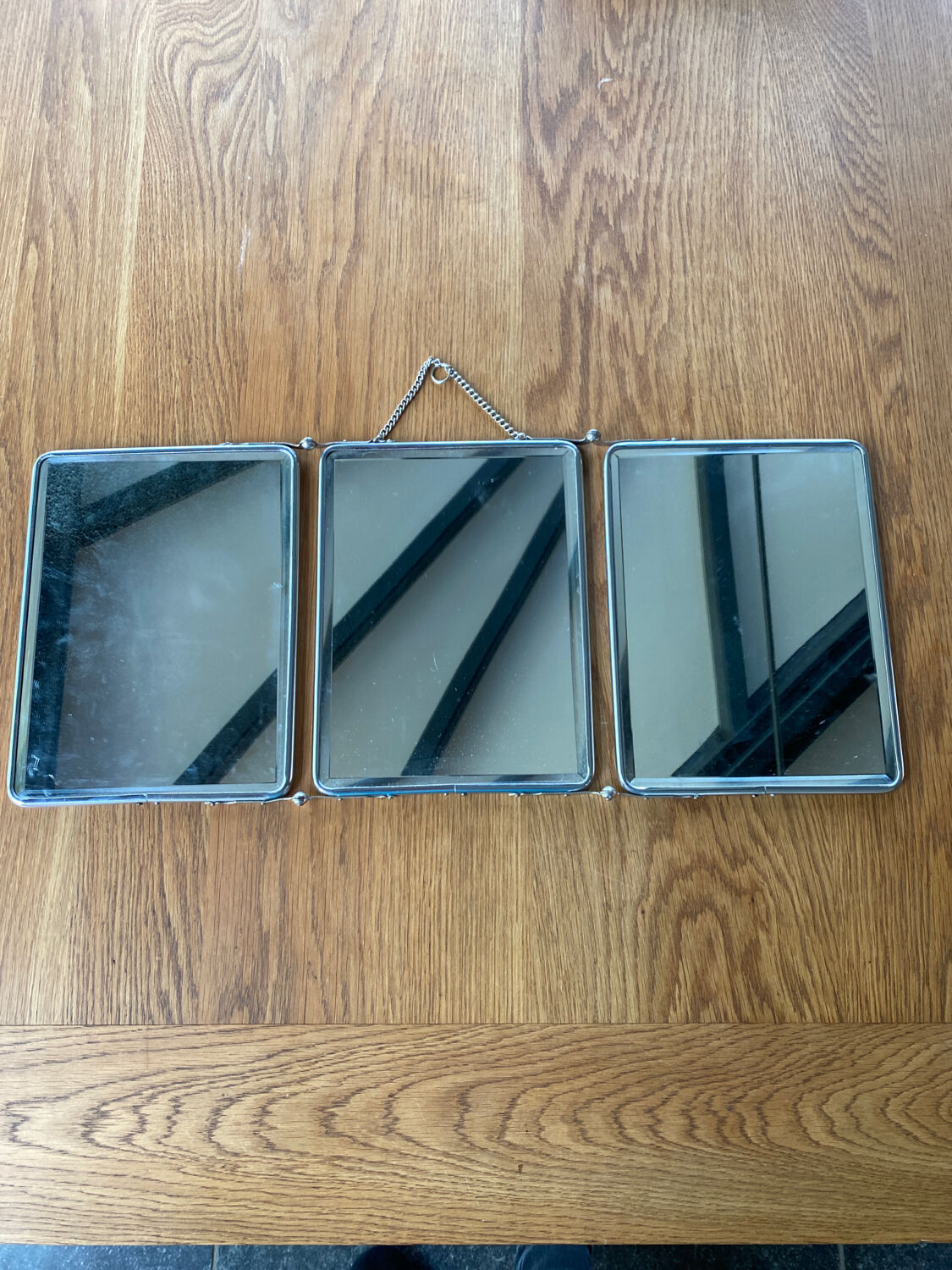 Vintage barber mirror