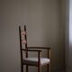 Classic Oak Armchair with Lambswool Upholstery, Mid-Century Danish, 1950s