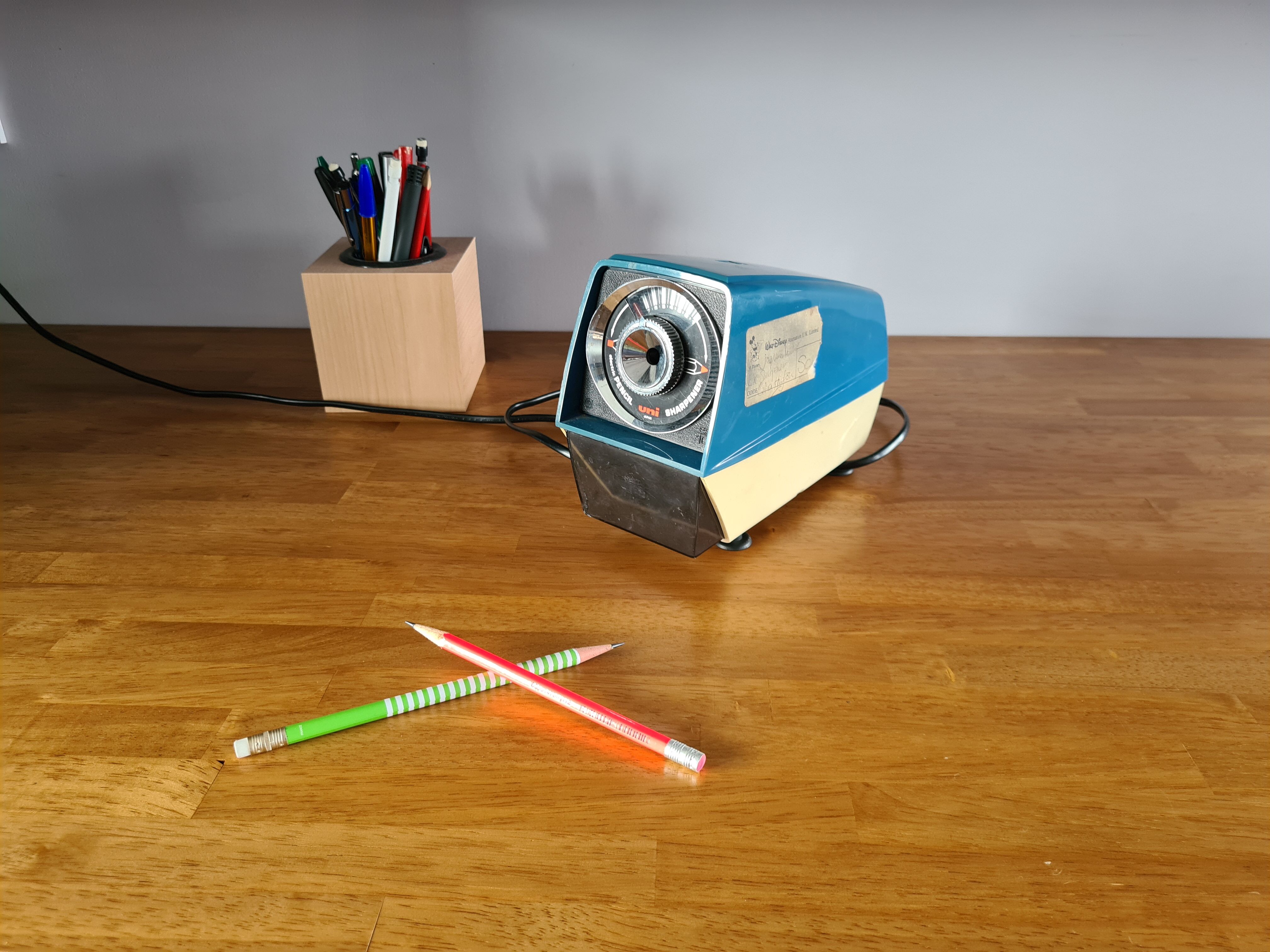 Vintage Mitsubishi electric pencil size from Walt Disney