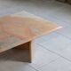 Table basse en marbre rose, 1970
