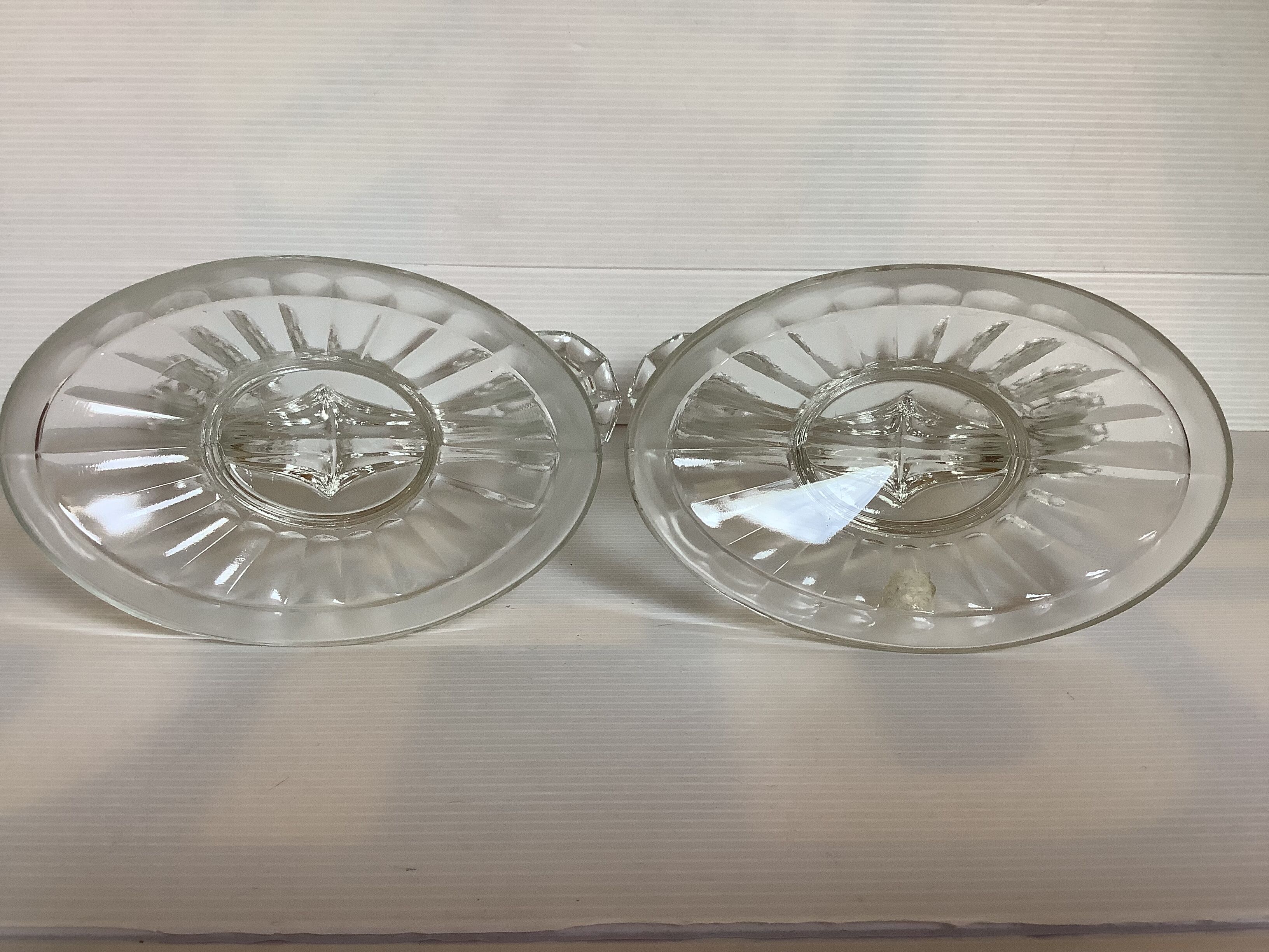 Pair of antique art deco candlesticks