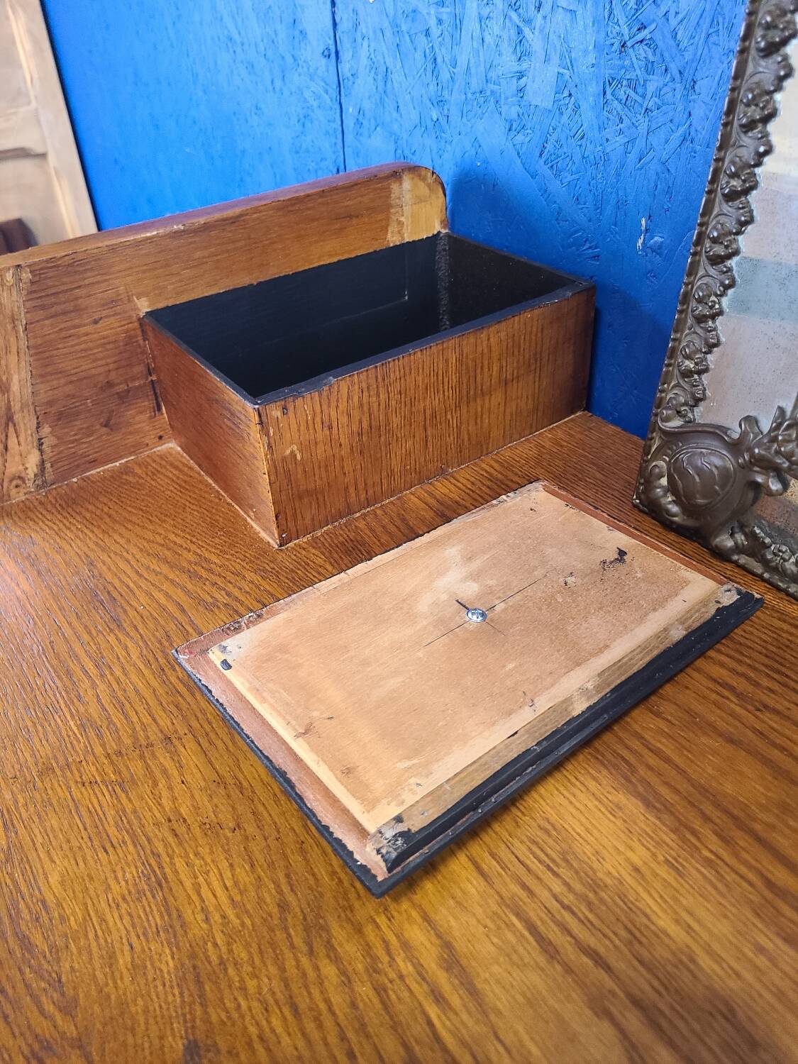 Vintage desk, compass foot dressing table