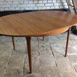 Vintage dining expandable room table