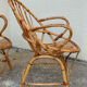 Paire de fauteuils coquille vintage 1950