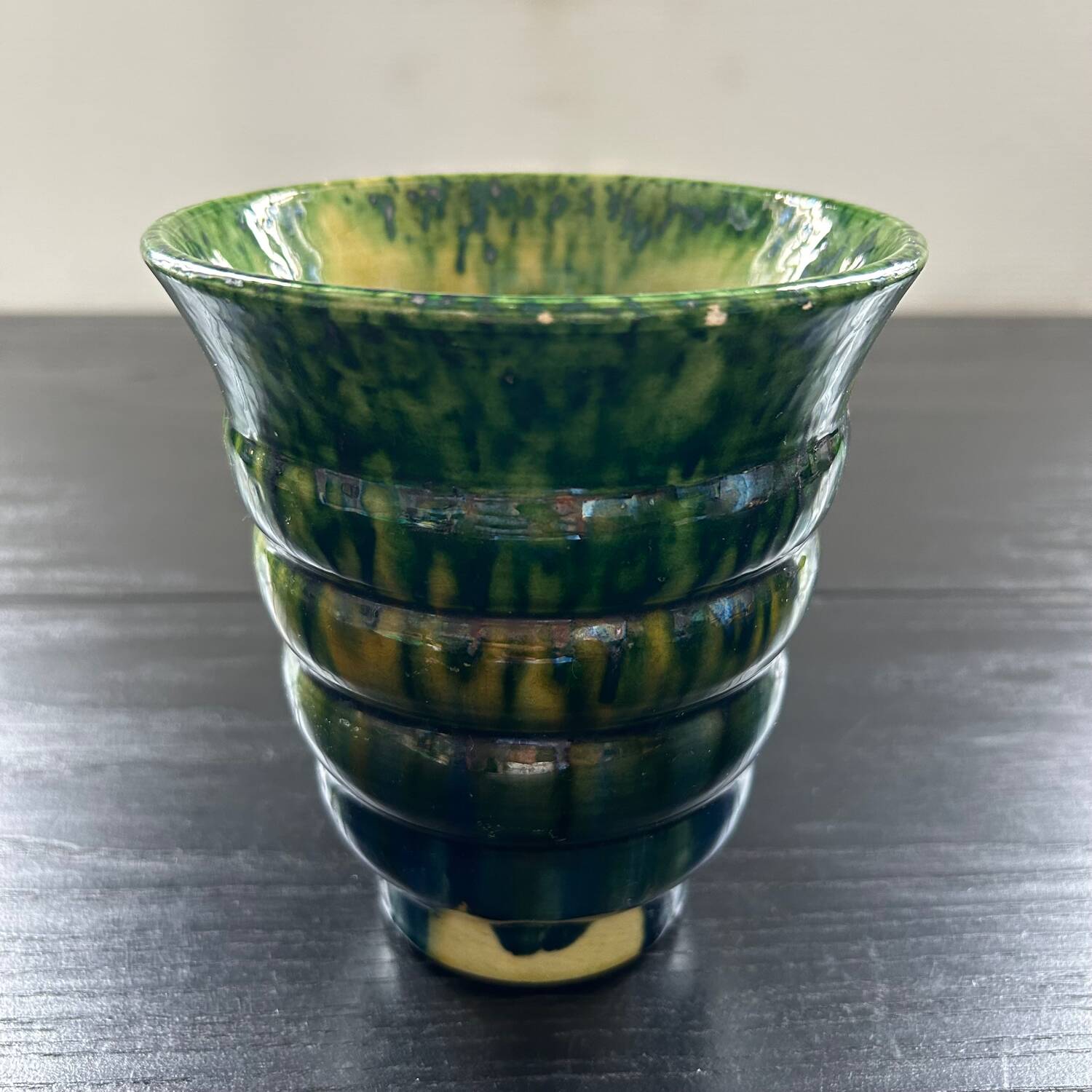 Green Vallauris vase