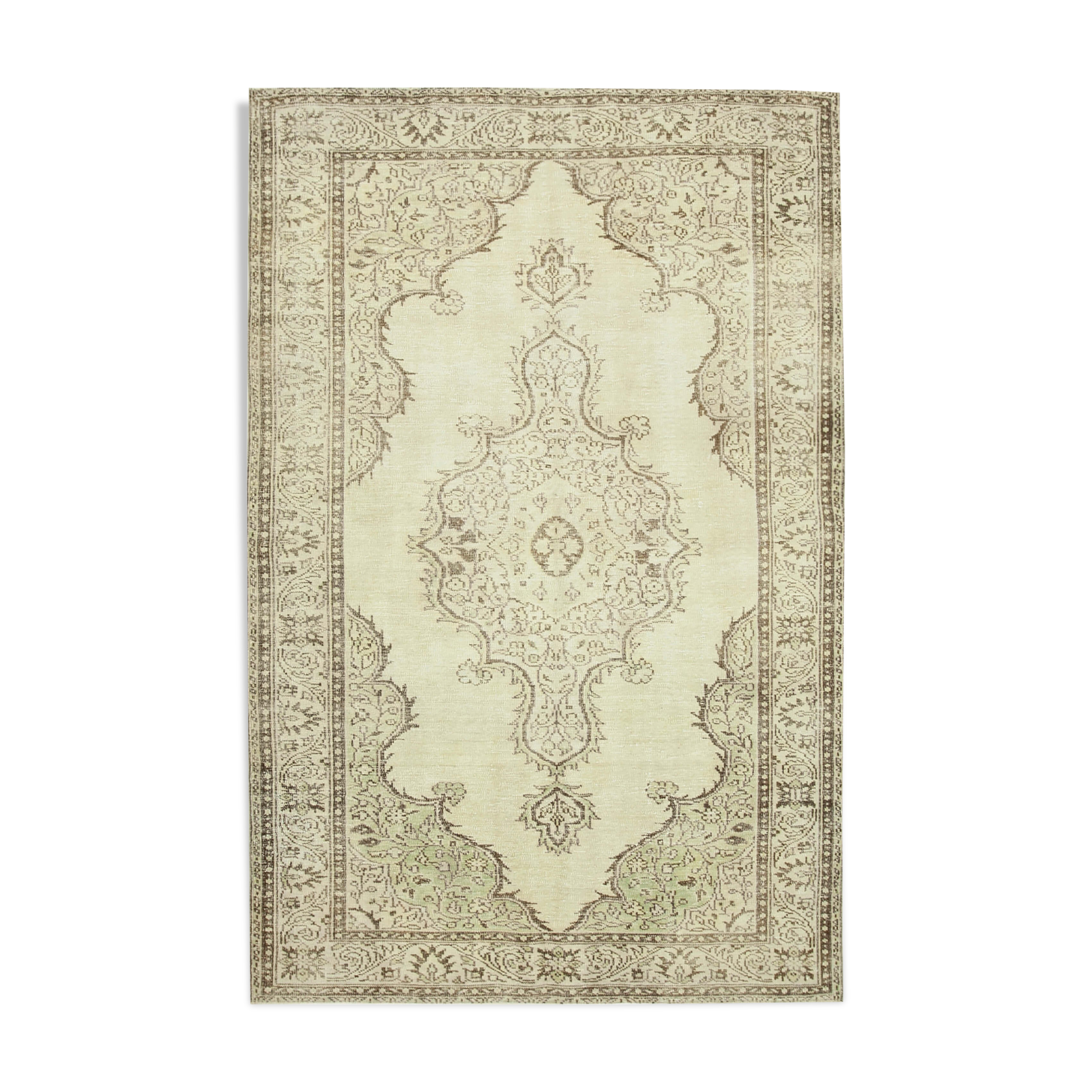 Handmade Contemporary Oriental Beige Rug 190 cm x 294 cm - 38967