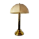 Faux bamboo brass lamp, Regency, France, 1970