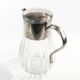 Art Deco wine jug, glass, Germany, 1920s