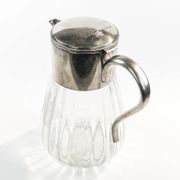 Art Deco wine jug, glass, Germany, 1920s