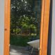 Art Deco door mirror with 5 staples