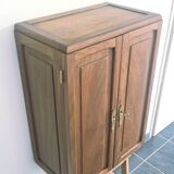 1950s handcrafted cabinet - Solid mahogany wood - Unique piece