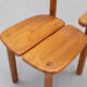 Set of 4 Alder Wood Opus Dining Chairs by Team 7 Austria