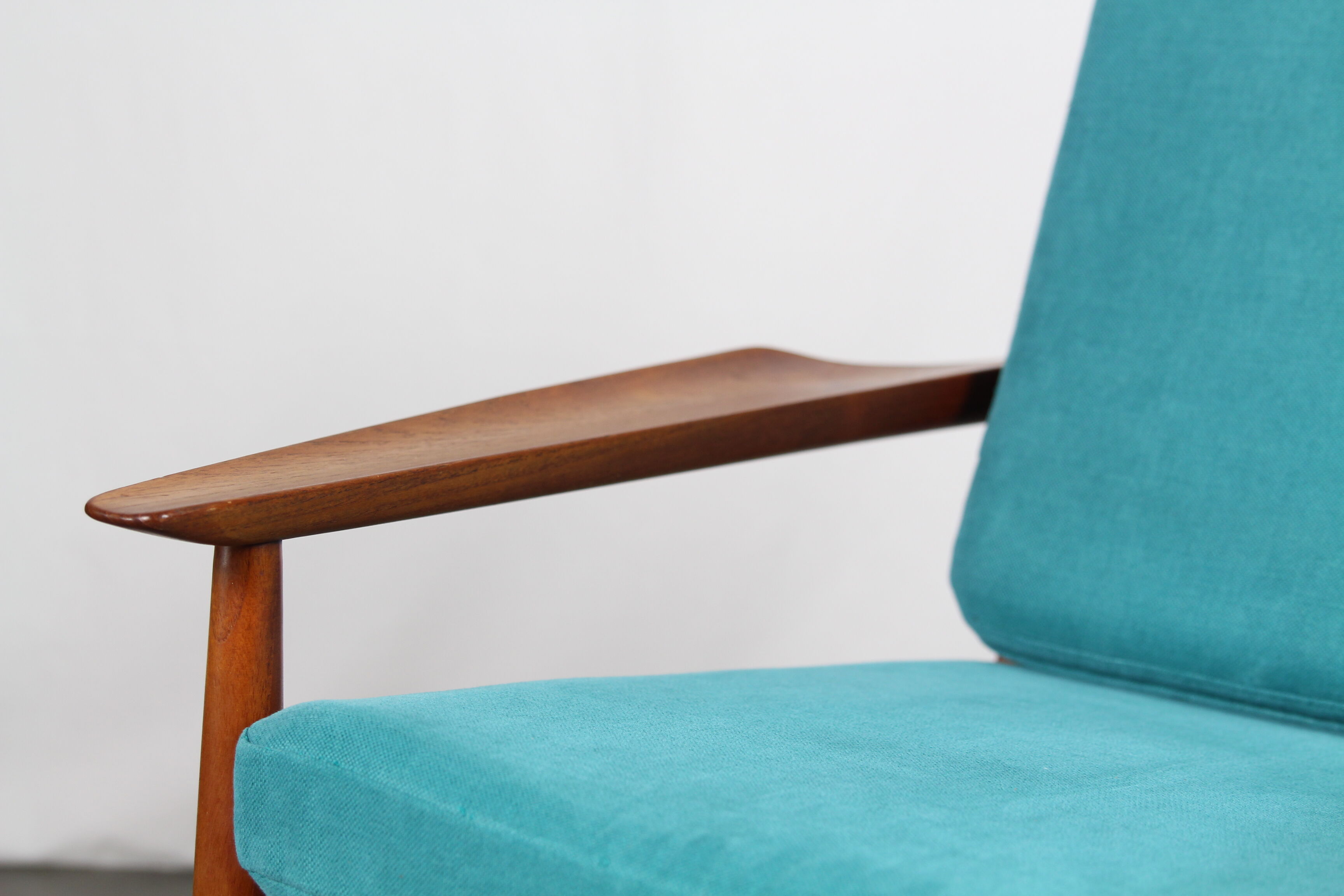 Scandinavian teak armchair by Arne Vodder for Gløstrup Mobelfabrik